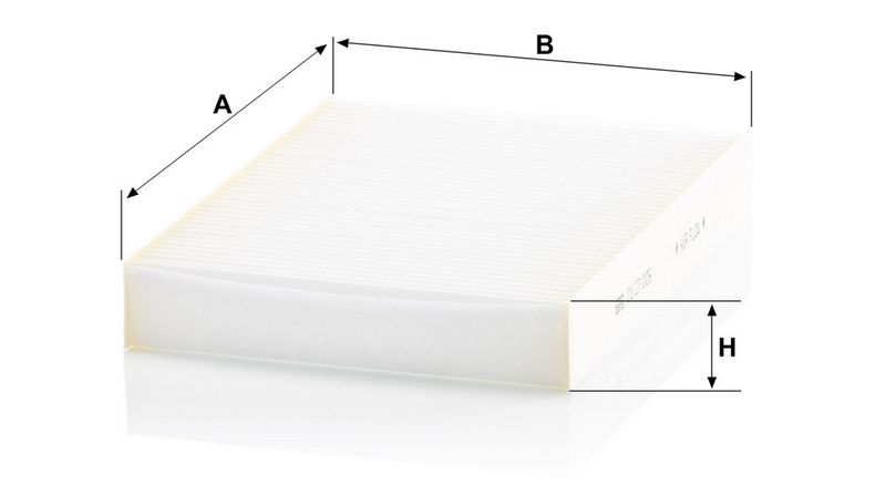 Filter, salongiõhk, MANN-FILTER CU 27 009