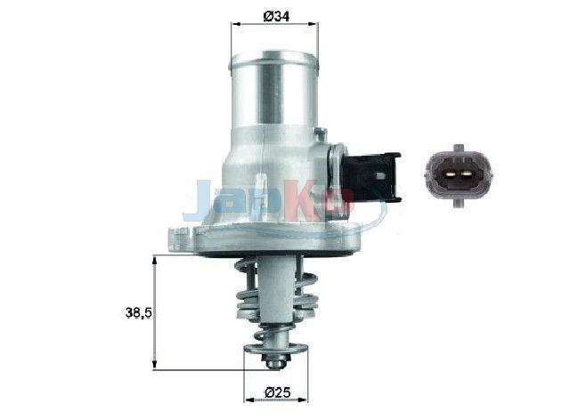 JAPKO 38W11 Thermostat, coolant