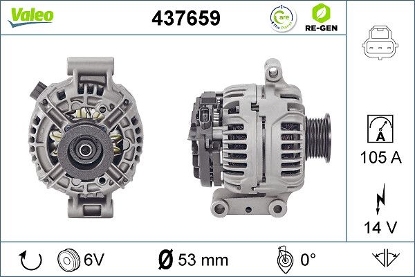 VALEO Dynamo / Alternator 437659