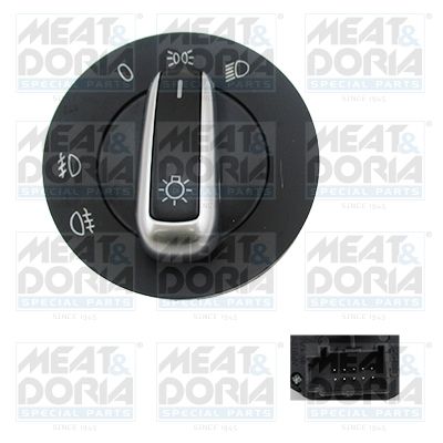 MEATDORIA SEAT Перемикач головного світла ALHAMBRA 1.8 TSI 12-15, Volkswagen BEETLE 2.0 TDI 14-18, CADDY ALLTRACK SAB 1.