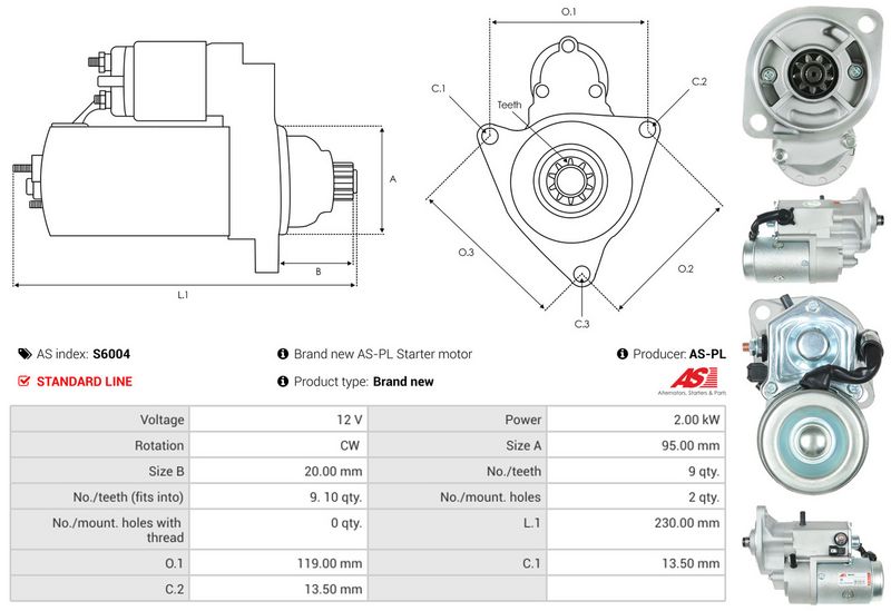 AS-PL S6004 Starter