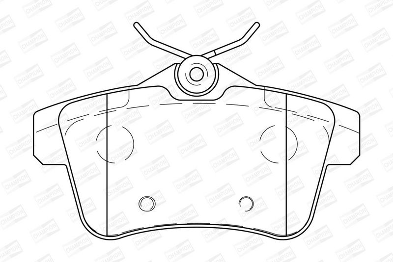 CHAMPION Plaquettes de frein à disque 573315CH