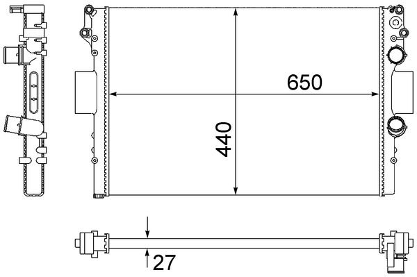 Product Image - Radiateur - CR2006000P - MAHLE