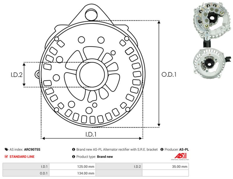 Seadistaja, generaator, AS-PL ARC9075S