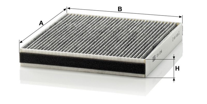 Filter, salongiõhk, MANN-FILTER CUK 2246