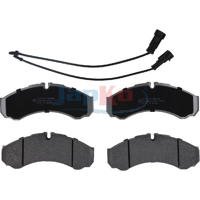 JAPKO 5000102 Brake Pad Set, disc brake