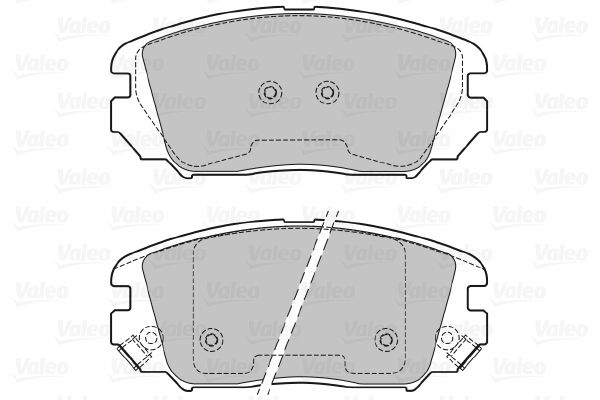 VALEO 601348 Brake Pad Set, disc brake