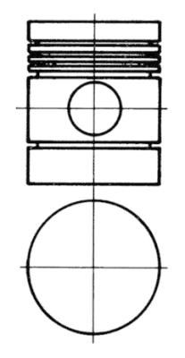 Product Image - Zuiger - 91127600 - KOLBENSCHMIDT