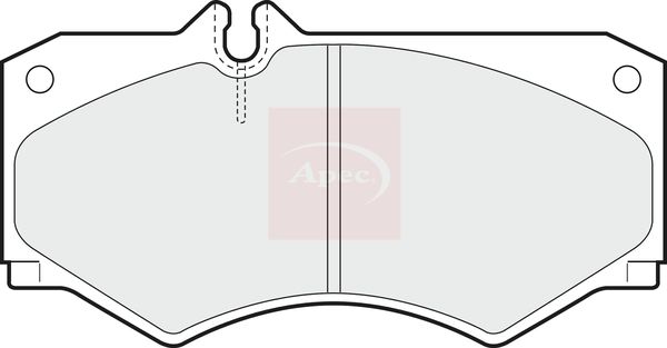 APEC Brake Pad Set, disc brake PAD420