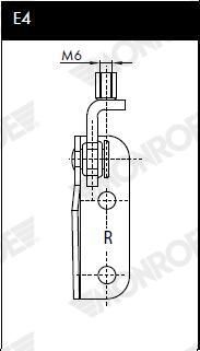 MONROE ML5092 Gas Spring, boot/cargo area