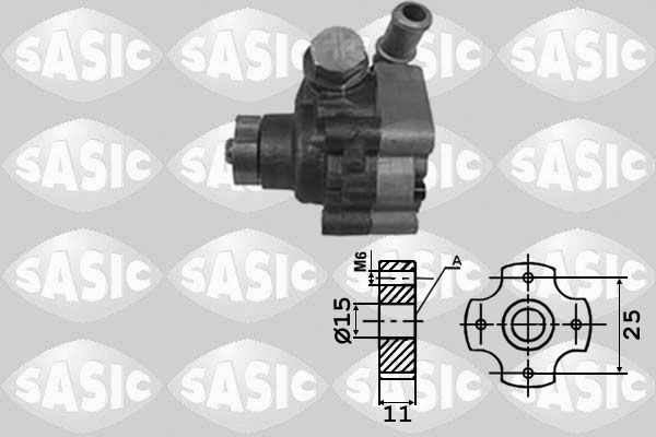 Гідравлічний насос, механізм рульового керування, Sasic 7076063