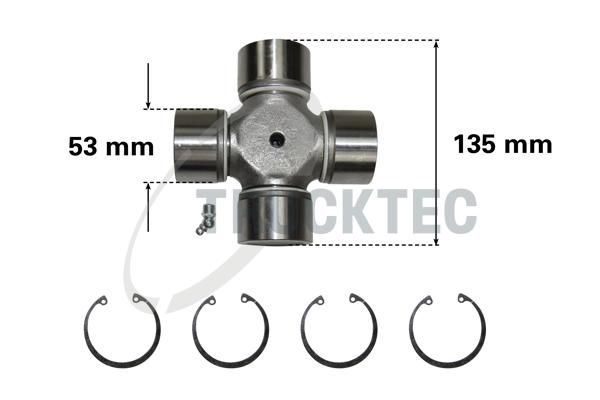 TRUCKTEC AUTOMOTIVE 01.34.013 - Joint, propshaft