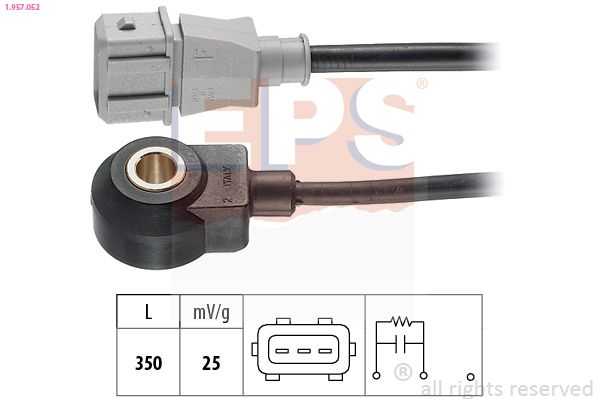 EPS DAEWOO датчик детонації Lanos 1,4/1,5/1,6 97-,Chevrolet Aveo,Lacetti, Matiz.