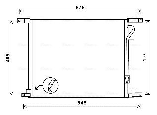 AVA QUALITY COOLING kondenzátor, klíma DWA5139D