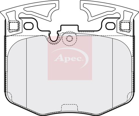 APEC Brake Pad Set, disc brake PAD2147