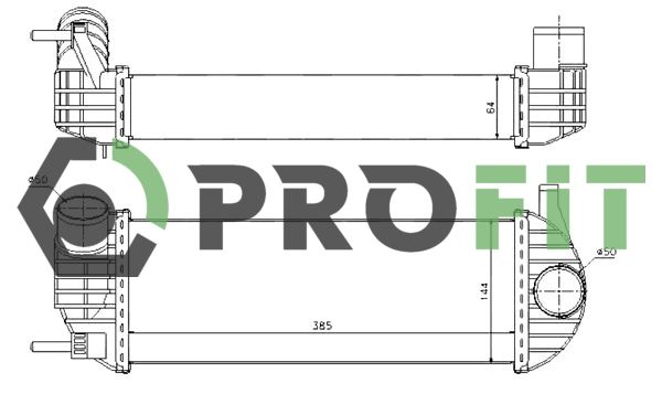 Охолоджувач наддувального повітря, Profit 1780-0105