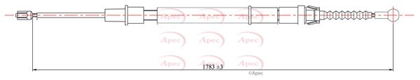 APEC Cable Pull, parking brake CAB1651