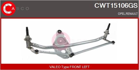 Трапеция стеклоочистителей RENAULT Trafic 00-14; NISSAN Primastar 02-14; OPEL Vivaro 01-14 8200423479