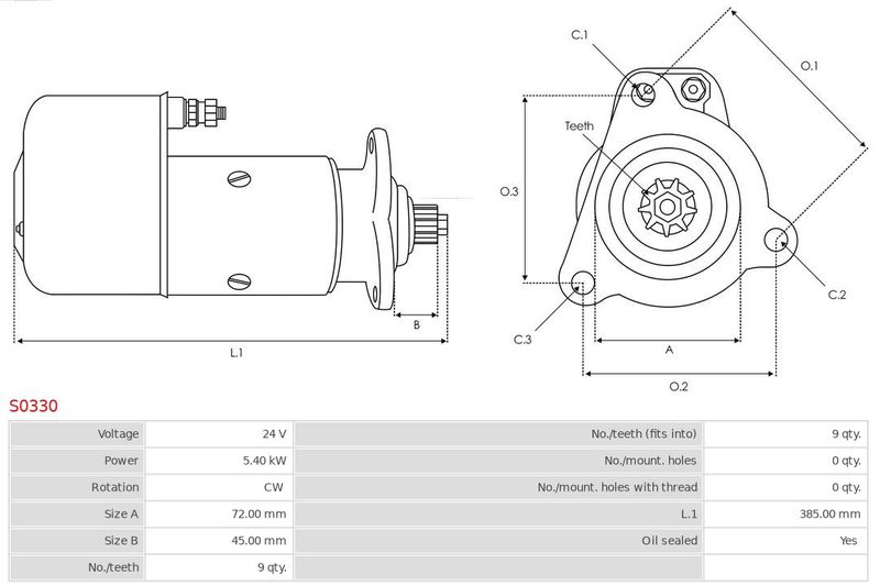AS-PL S0330 Starter
