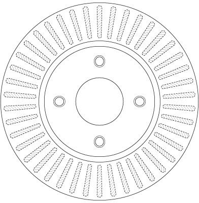 TRW DF6249 Brake Disc