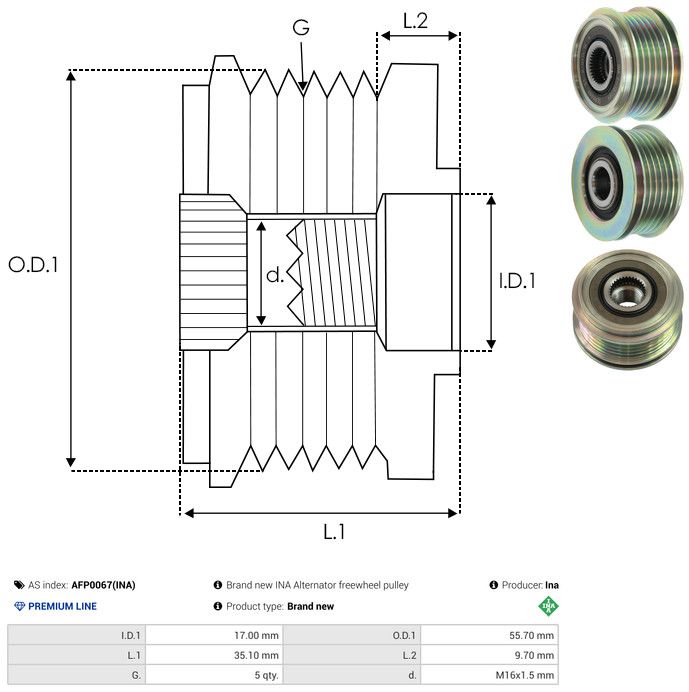 Generaatori vabakäik, AS-PL AFP0067(INA)