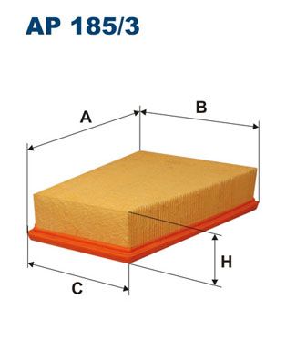 FILTRON légszűrő AP 185/3
