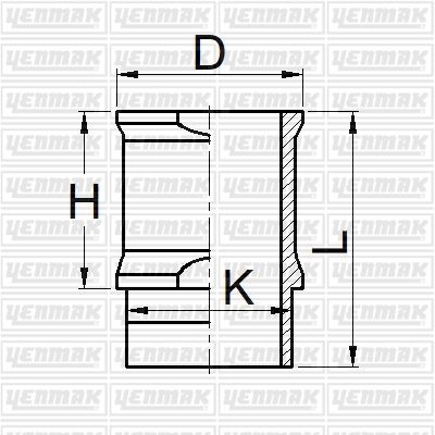 Робоча втулка циліндра, Yenmak 51-05872-000