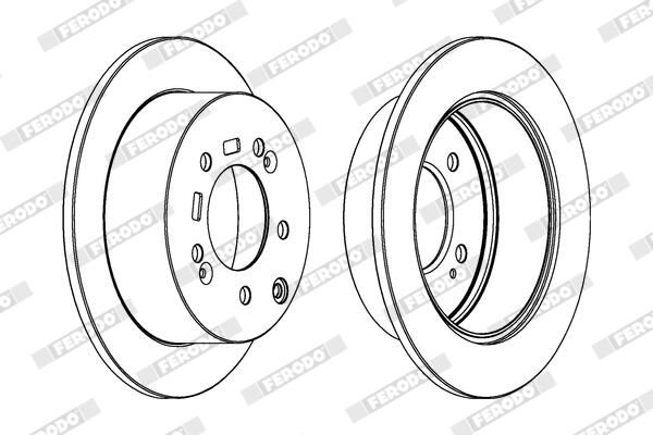 FERODO DDF1945 Brake Disc