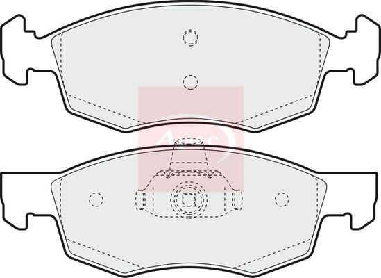 APEC Brake Pad Set, disc brake PAD1330