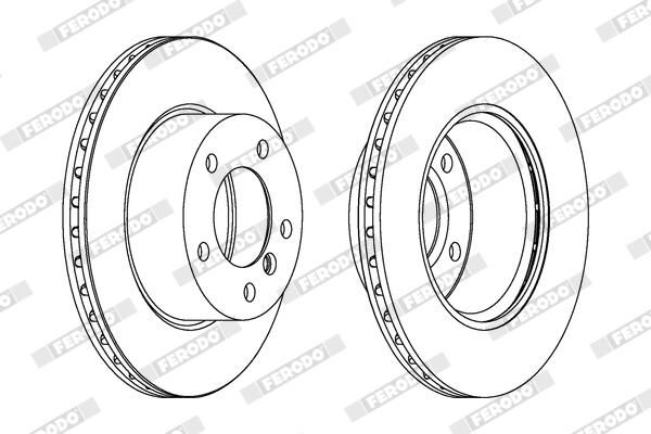 FERODO DDF1228C Brake Disc