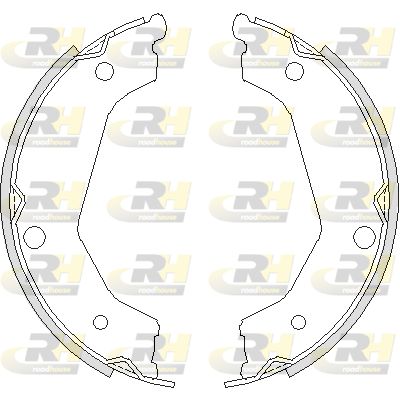 Комплект гальмівних колодок, стоянкове гальмо, Roadhouse 473200