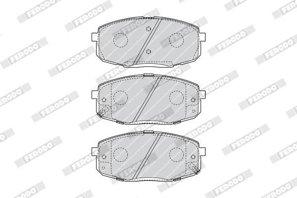 FERODO FDB4448 Brake Pad Set, disc brake