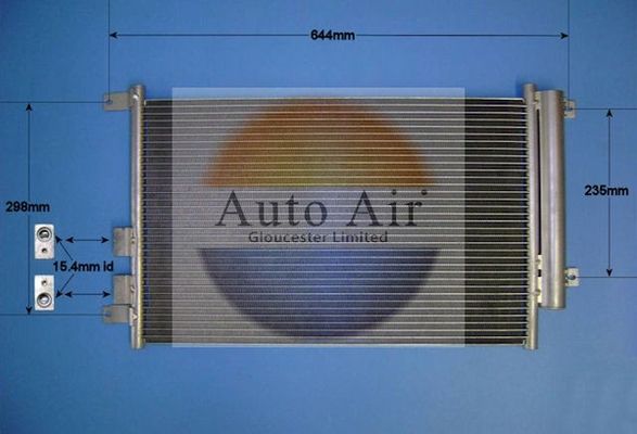Auto Air Gloucester 16-9694 Condenser, air conditioning