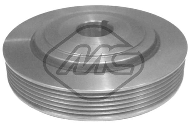 Poulie+vilebrequin METALCAUCHO 04562