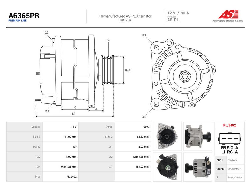 Prekė atitinka OEM kodą: 1M5T10300BB