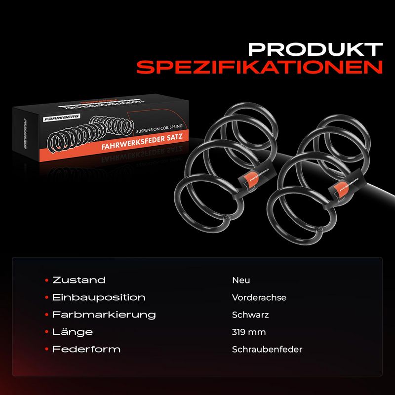 Frankberg 5481FB0009053 Suspension Spring