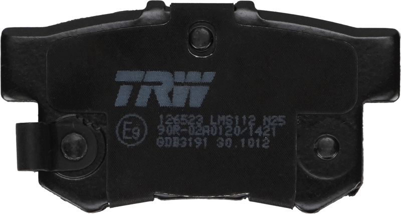 Piduriklotsi komplekt, ketaspidur, TRW GDB3191