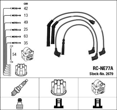 NGK Ignition Cable Kit 2679