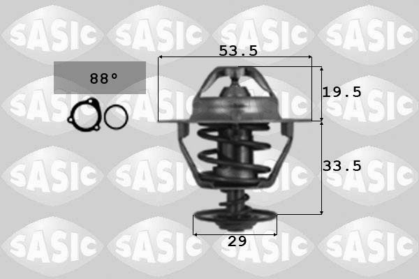 SASIC termosztát, hűtőfolyadék 3306038
