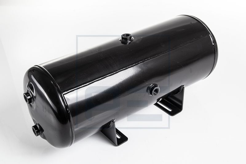 vzduchojem KRONE 40L, 276x758mm, 5+1+2 vývody, s konzolami 076.495-80A