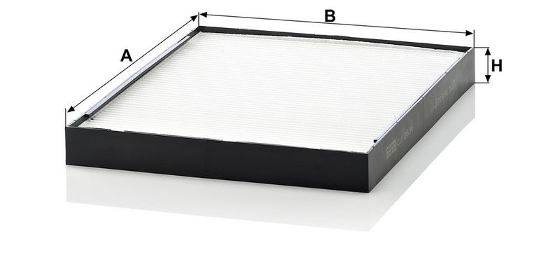 Filter, salongiõhk, MANN-FILTER CU 2634