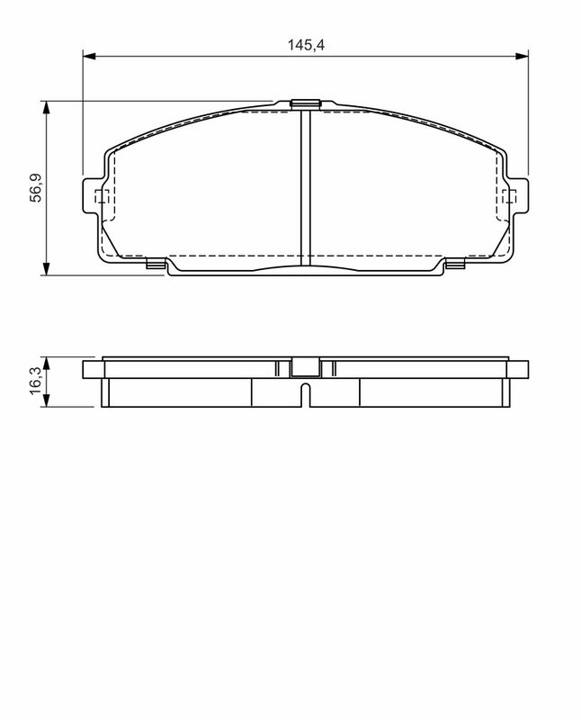 BOSCH Plaquettes de frein à disque 0 986 495 058