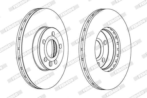 FERODO DDF1559C Brake Disc