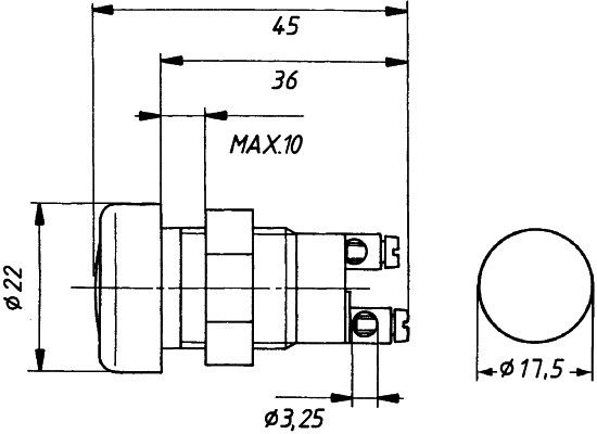HELLA 2AA 008 595-021 Control Lamp