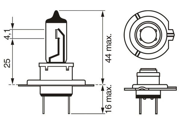 BOSCH 1 987 301 057 Bulb, spotlight