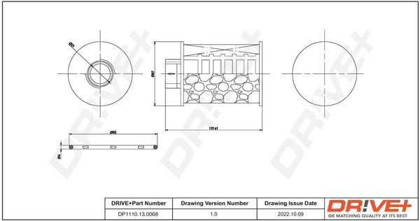 filtru combustibil DP1110.13.0068 Dr!ve+