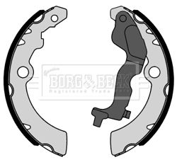 BORG & BECK fékpofakészlet BBS6448
