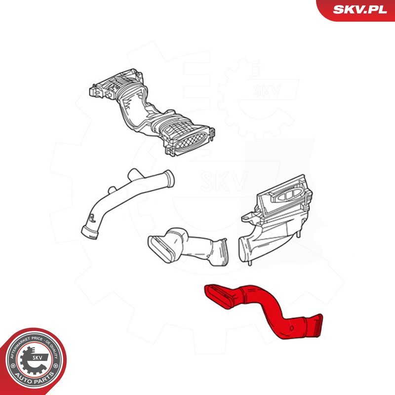 Õhutoru, õhufilter, ESEN SKV 43SKV910