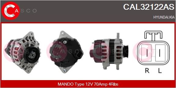 Генератор, Casco CAL32122AS