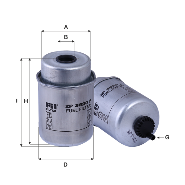 FIL FILTER Üzemanyagszűrő ZP 3820 FMB